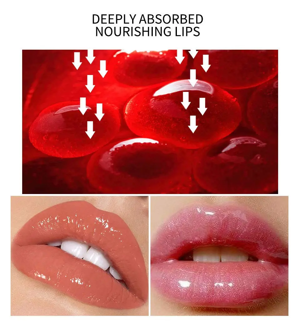 MAEPEOR Plumping Lipgloss 09#Transparent (1 Fl Oz) | High Shine Moisturizing Jelly Lip Gloss for Fuller Lips - view 6
