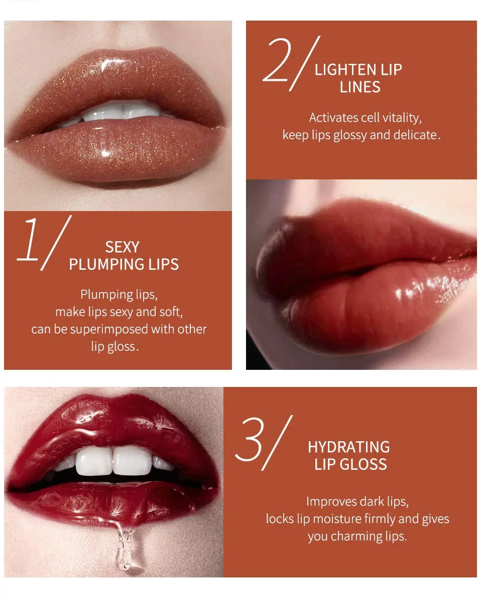 MAEPEOR Plumping Lipgloss 09#Transparent (1 Fl Oz) | High Shine Moisturizing Jelly Lip Gloss for Fuller Lips - view 7