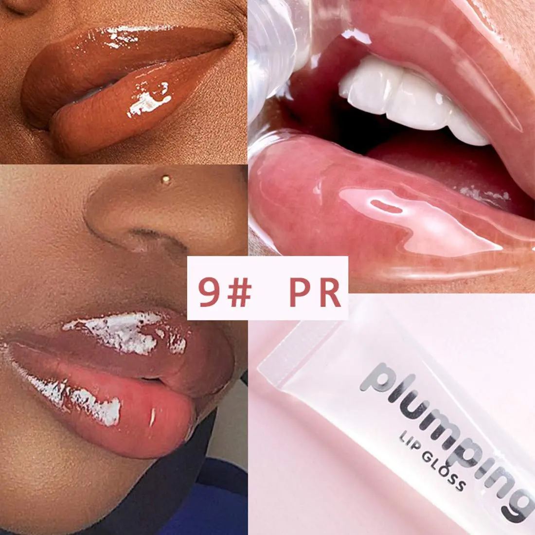 MAEPEOR Plumping Lipgloss 09#Transparent (1 Fl Oz) | High Shine Moisturizing Jelly Lip Gloss for Fuller Lips - view 2