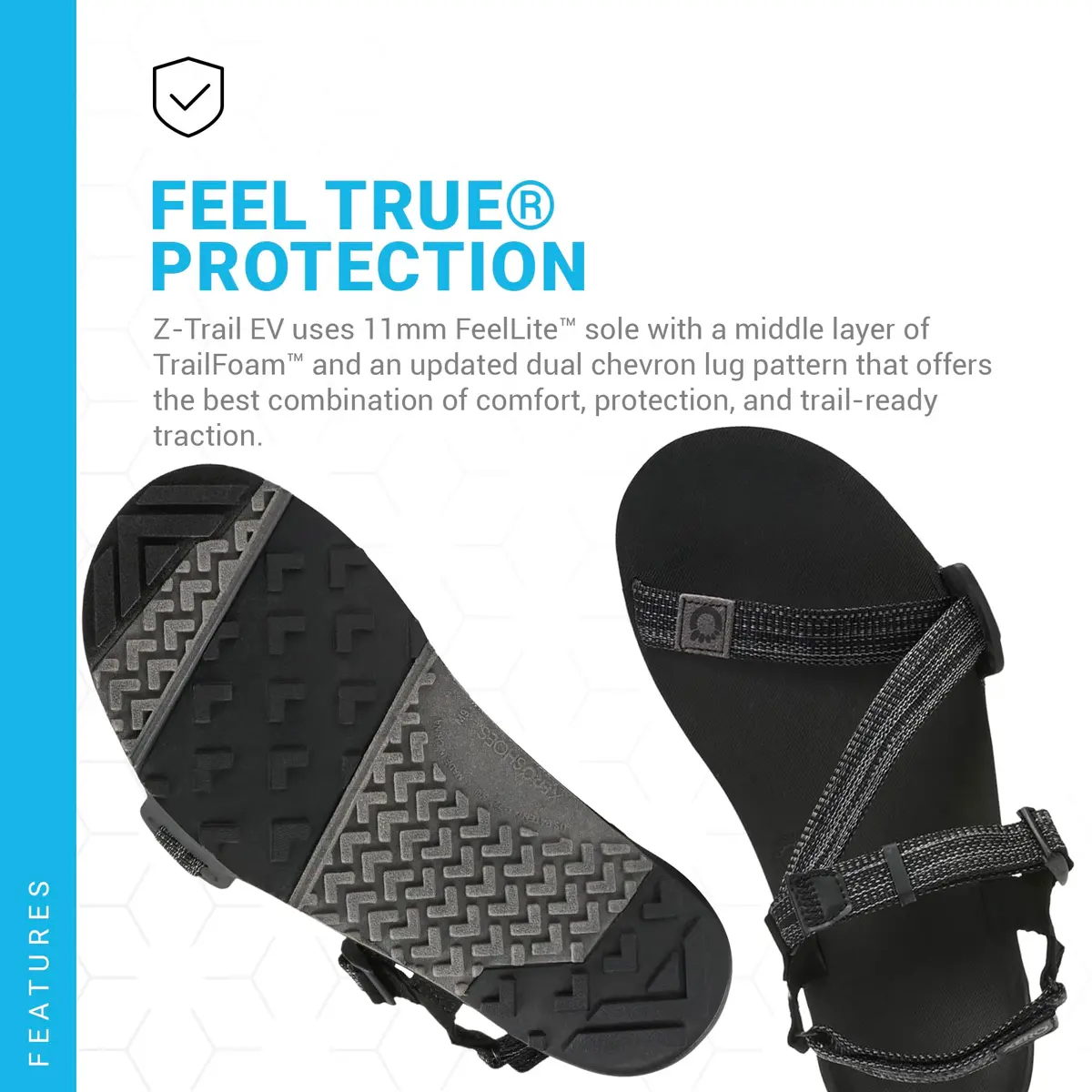 Xero Shoes Z-Trail EV Barefoot Hiking Sandals 13 | Ultra-Lightweight, Natural Flexibility - view 5