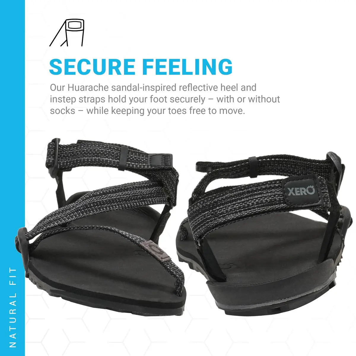 Xero Shoes Z-Trail EV Barefoot Hiking Sandals 13 | Ultra-Lightweight, Natural Flexibility - view 6