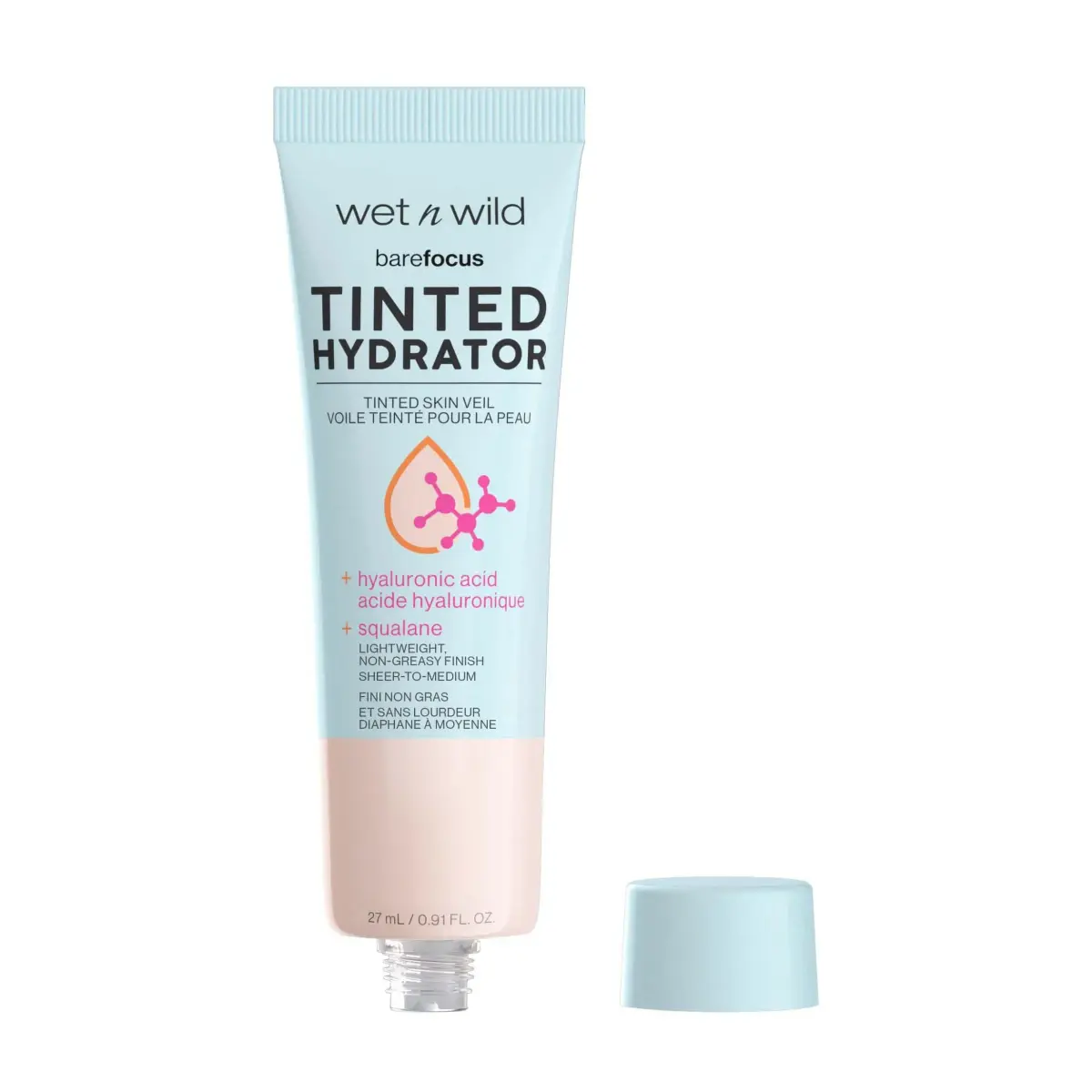 wet n wild Bare Focus Tinted Hydrator Skin Veil Porcelain | Lightweight Buildable Coverage 25.8 ml (0.91 fl oz) - view 2