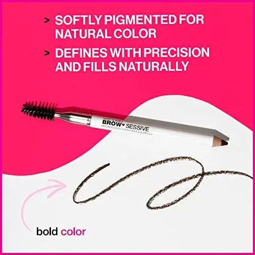 wet n wild Brow-Sessive Brow Pencil Taupe | Ultra-Precise Dual Ended Spoolie Brush for Perfect Blendable Shaping - view 2