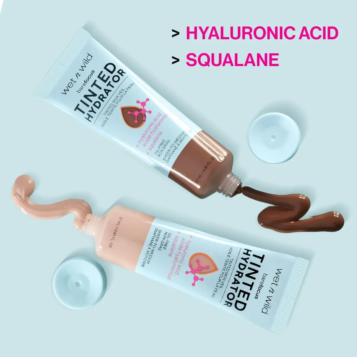 wet n wild Bare Focus Tinted Hydrator Skin Veil - Fair | Lightweight Tinted Moisturizer with Hyaluronic Acid - view 4
