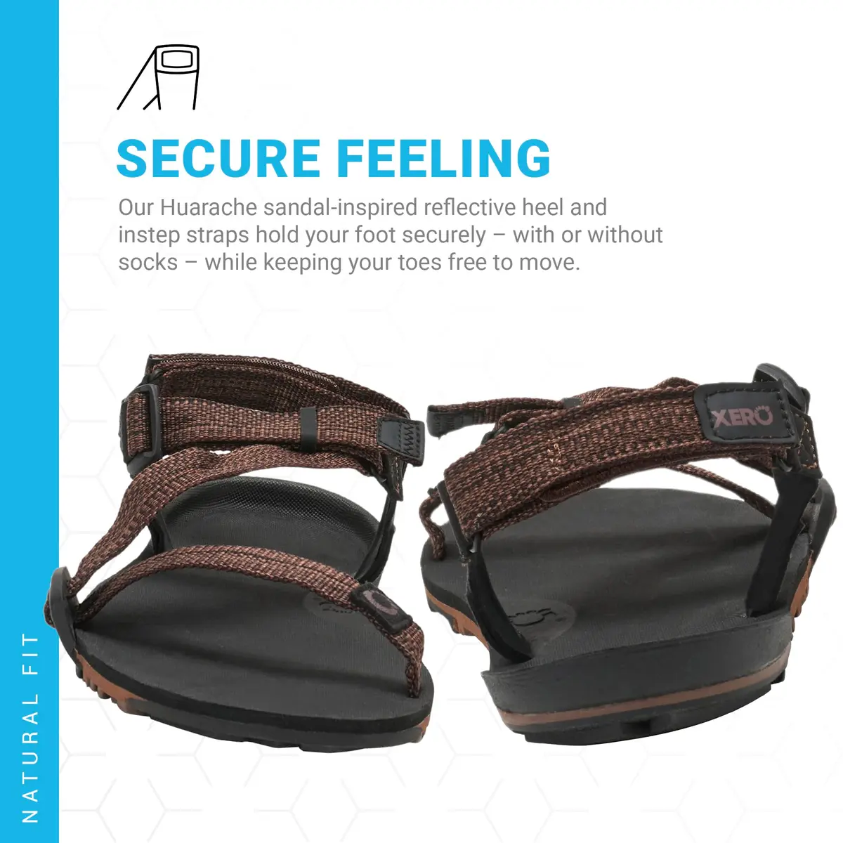 Xero Shoes Men's Z-Trail EV Barefoot Hiking Sandals | Ultra-Lightweight, Natural Movement - view 4