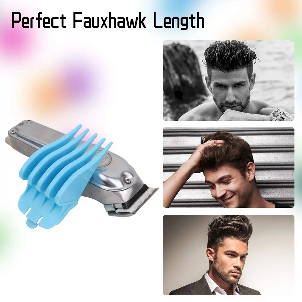 CR8GR8 Blue Hair Clipper Guides, 1.25" 1.5" 2" | Mega No.16 No.12 No.10 for Wahl Clippers - view 5