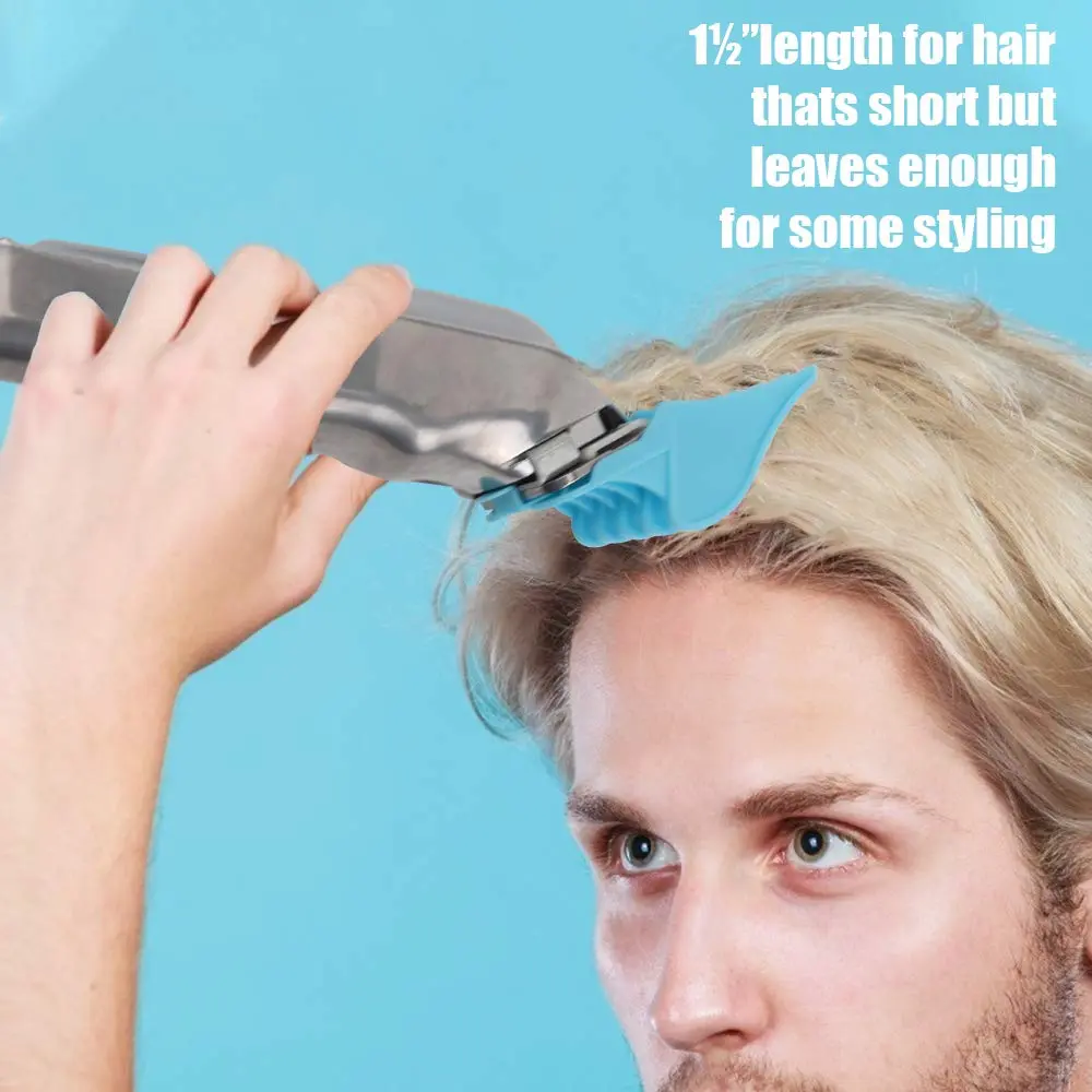 CR8GR8 Blue Hair Clipper Guides, 1.25" 1.5" 2" | Mega No.16 No.12 No.10 for Wahl Clippers - view 3