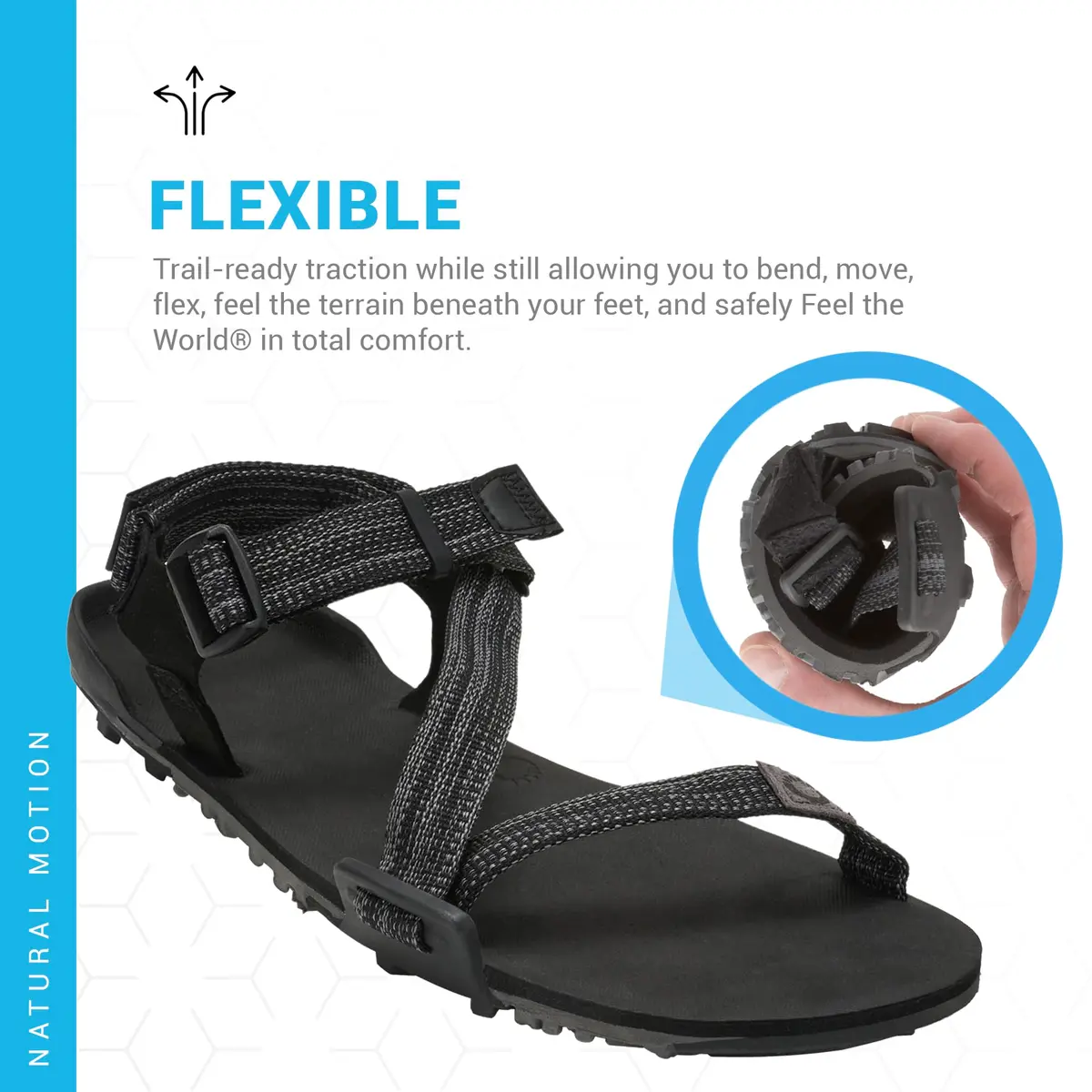 Xero Shoes Z-Trail EV Barefoot Hiking Sandals 12 | Ultra-Lightweight, Natural Flexibility, Durable - view 7