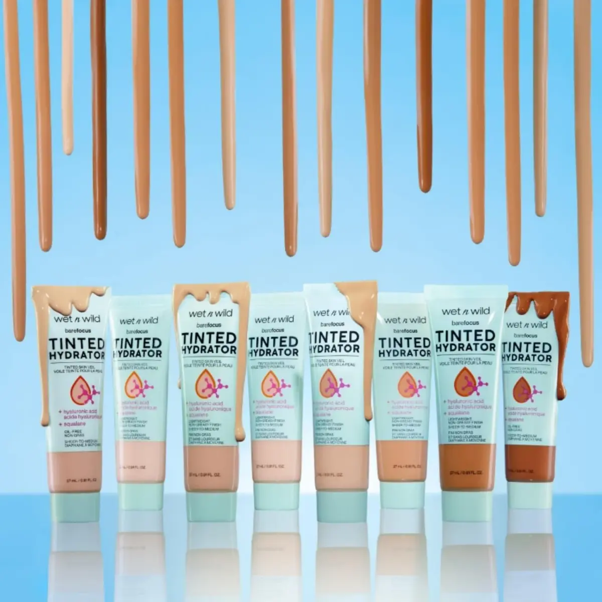 wet n wild Bare Focus Tinted Hydrator Skin Veil - Medium Tan | Lightweight Buildable Coverage 25.8 ml - view 4