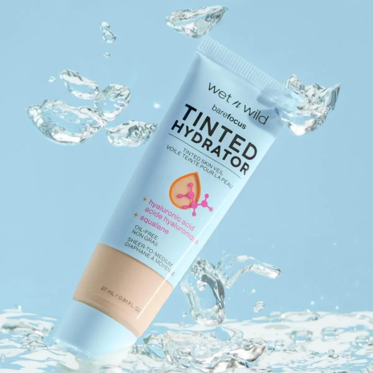 wet n wild Bare Focus Tinted Hydrator 0.91oz | Buildable, Hydrating Skin Veil with Hyaluronic Acid & Vegan Squalane - view 5