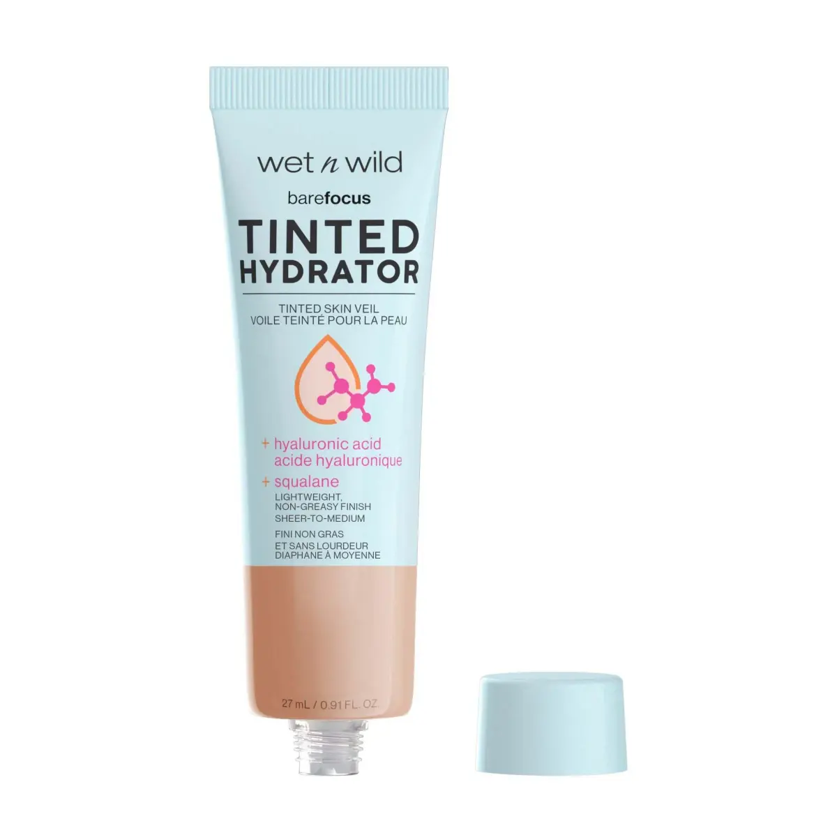 wet n wild Bare Focus Tinted Hydrator Skin Veil Tan Medium Deep 25ml (0.91 Fl Oz) | Buildable Coverage for Radiant Skin - view 2