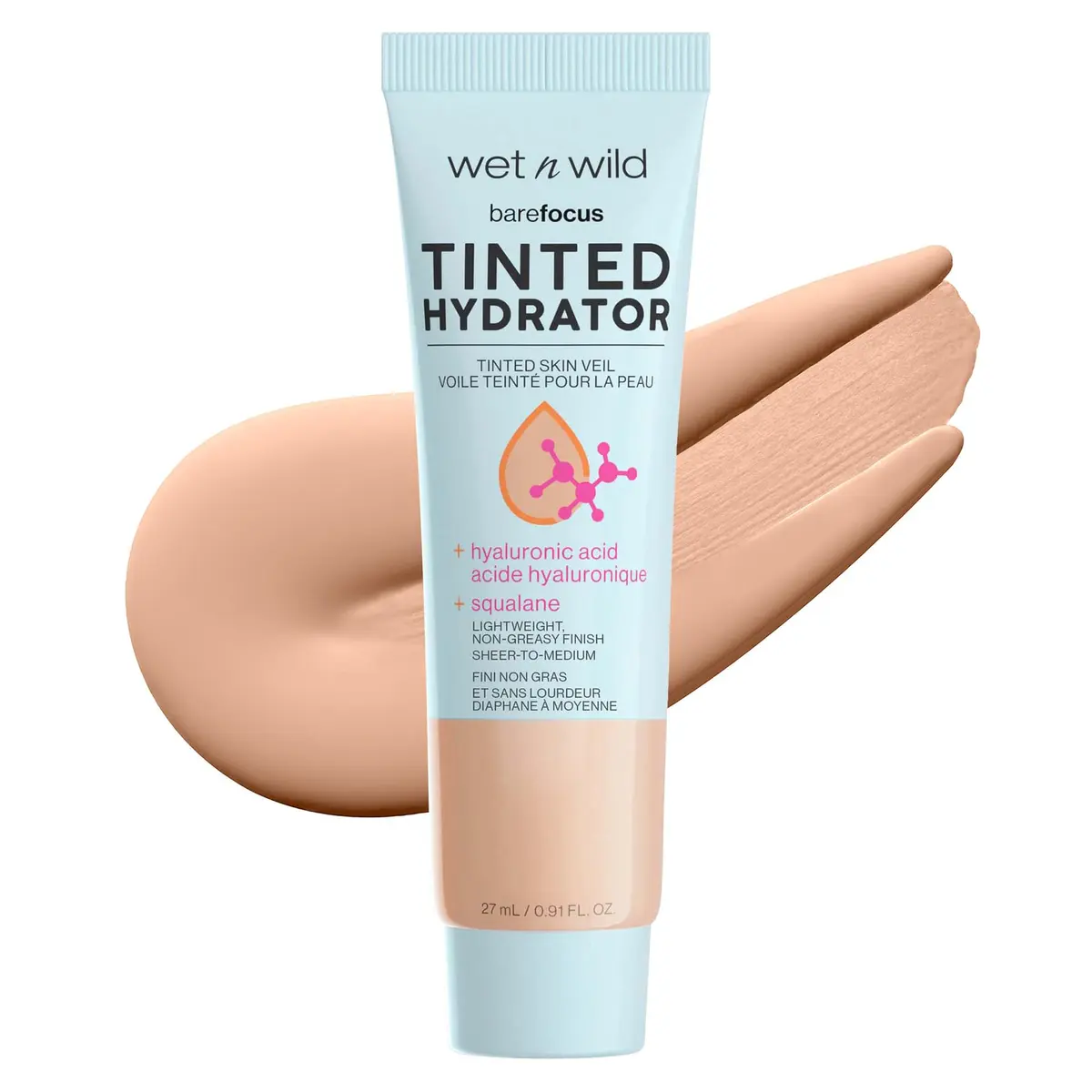 wet n wild Bare Focus Tinted Hydrator 0.91oz | Buildable, Hydrating, Semi-Matte Finish - main product image