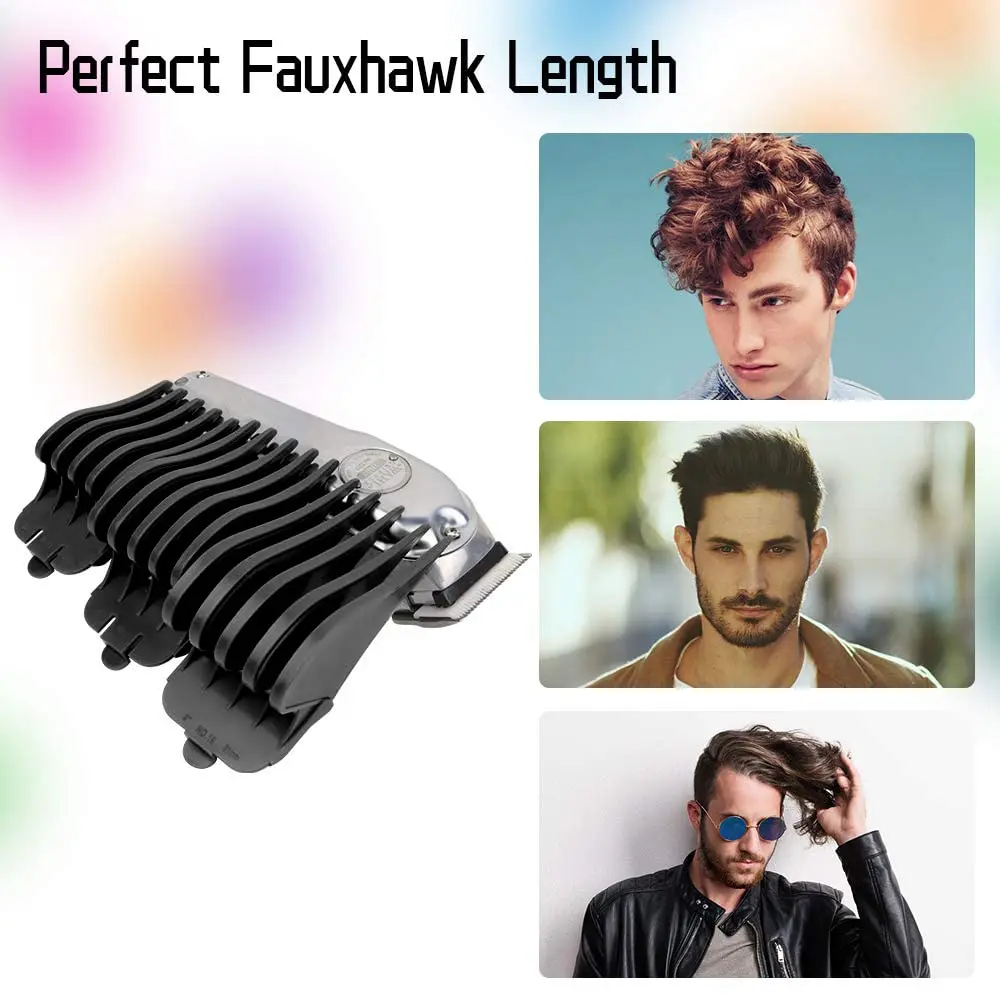 CR8GR8 Professional Hair Clipper Guards 1.25" 1.5" 2" | Fits Most Wahl Clippers (Black, 3-Count) - view 3