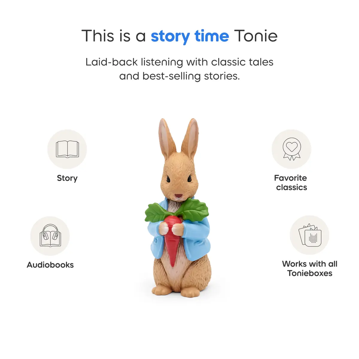 Tonies The Peter Rabbit Collection Audio Toy Figurine from Beatrix Potter | Beloved Tales for Kids 3+ - view 4