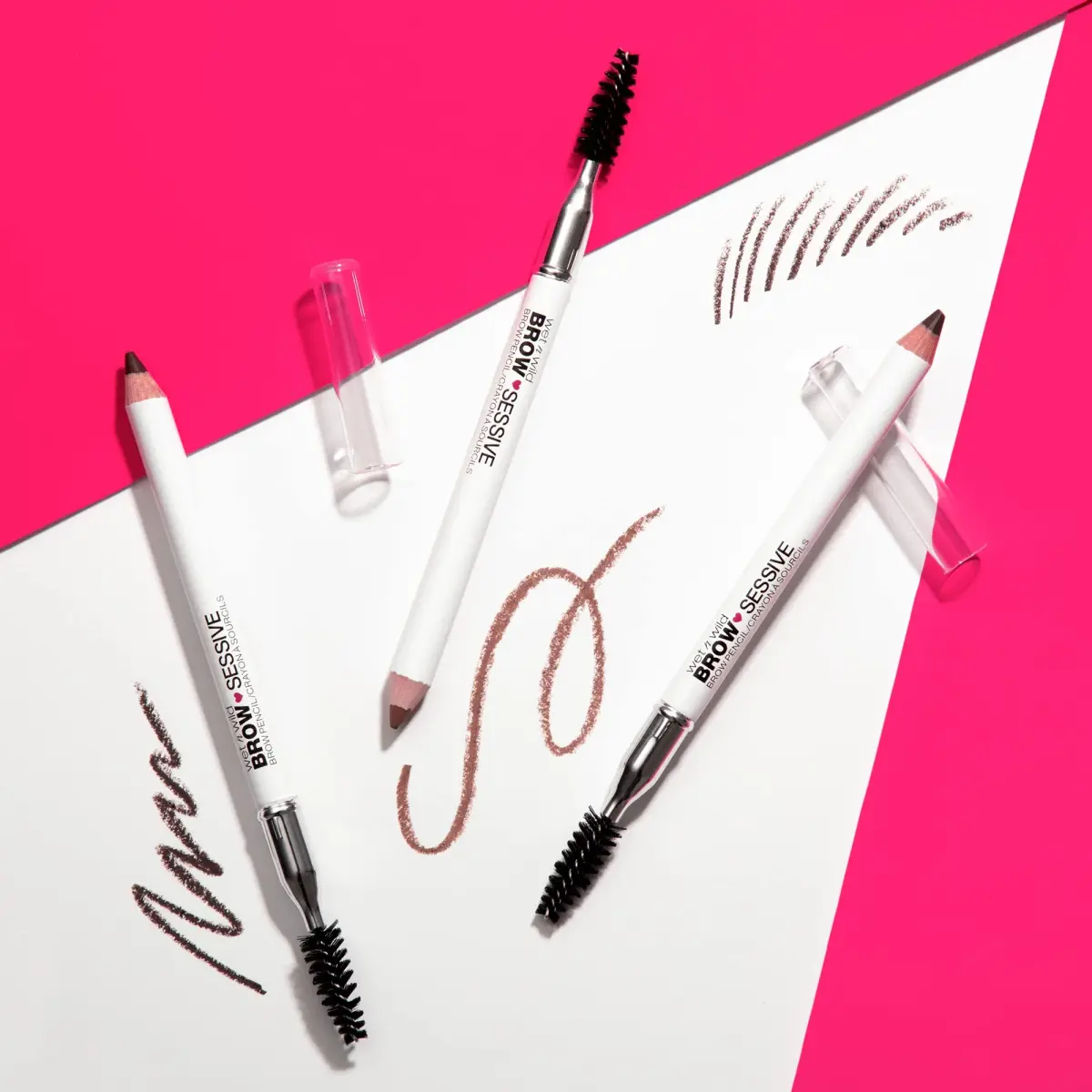 wet n wild Brow-Sessive Brow Pencil Medium Brown | Ultra-Precise Dual Ended Spoolie Brush for Perfect Buildable Blendable Shaping - view 6