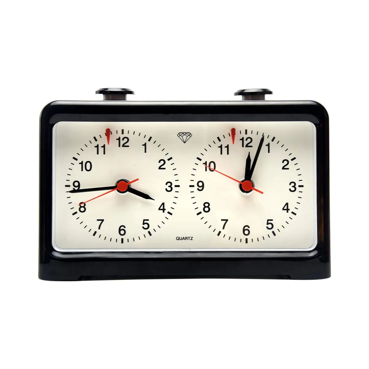 Just E Joy Classic Analog Style Chess Clock with Quartz Movement & Larger Base | Accurate Timing for Competitions - main product image