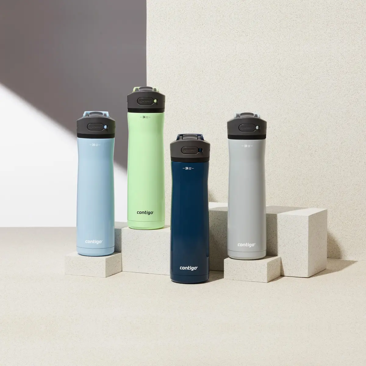 Contigo Ashland Chill Water Bottle 710ml (24oz) | Insulated Stainless Steel with AutoSpout Straw - view 6
