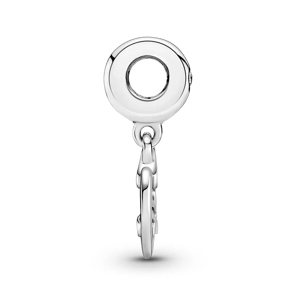 PANDORA Friends Forever Heart Dangle Charm | Sterling Silver Friendship Jewelry (70-120 chars) - view 3