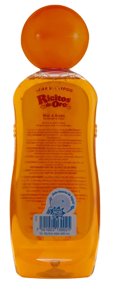 Ricitos de Oro Baby Shampoo 13.5 Fl Oz | No Tears Hypoallergenic & Nourishing (70-120 chars) - view 3