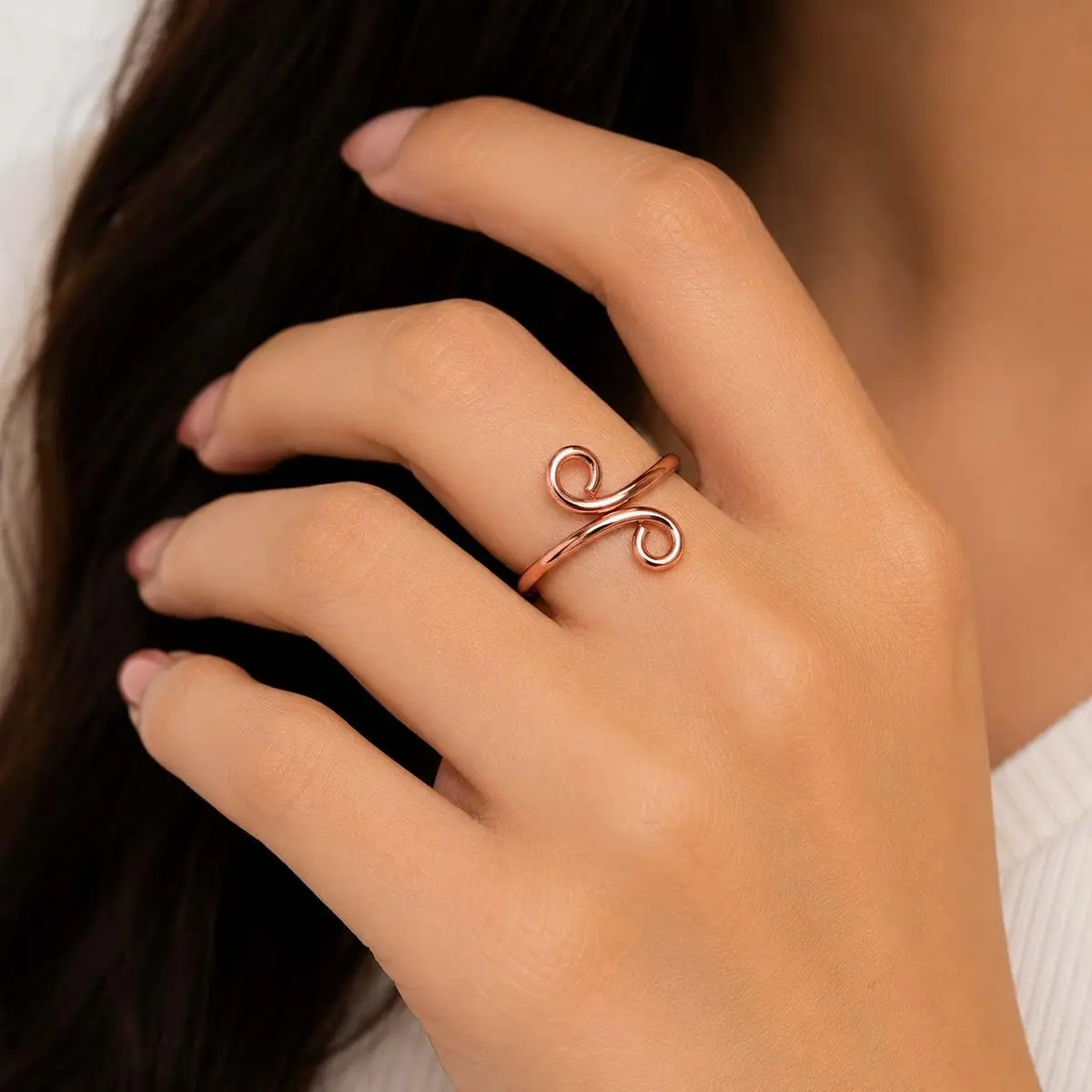 SHINDE EXPORTS Pure Copper Wire Ring for Men & Women | Adjustable & Uncoated - view 3