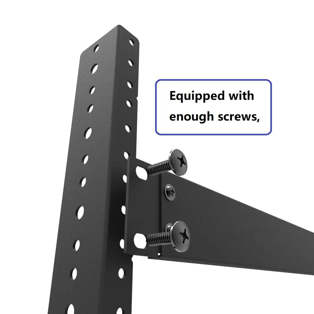 JINGCHENGMEI 4U Rack Rails Kit with Hardware | Supports 4U Equipment, Easy Mounting - view 4