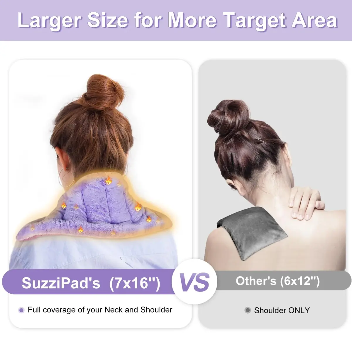 SUZZIPAD Microwave Heating Pad 44990c | Moist Heat for Muscle Soreness & Fatigue - view 4