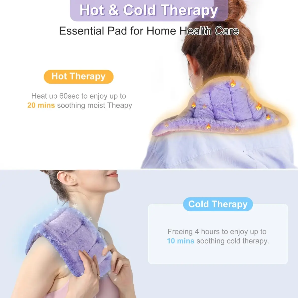 SUZZIPAD Microwave Heating Pad 44990c | Moist Heat for Muscle Soreness & Fatigue - view 6