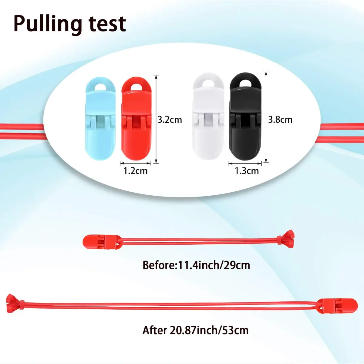 BBTO Hearing Aid Clips 4-Pack | Adjustable Anti-Loss Lanyards for Seniors & Adults - view 2