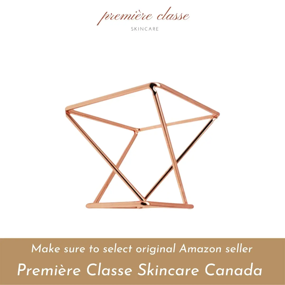 Première Classe Skincare Rose Gold Beauty Sponge Holder | Makeup Brush Organizer Rack Case - view 5