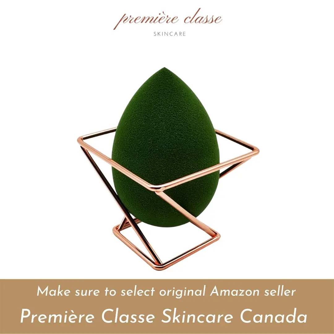 Première Classe Skincare Rose Gold Beauty Sponge Holder | Makeup Brush Organizer Rack Case - view 6