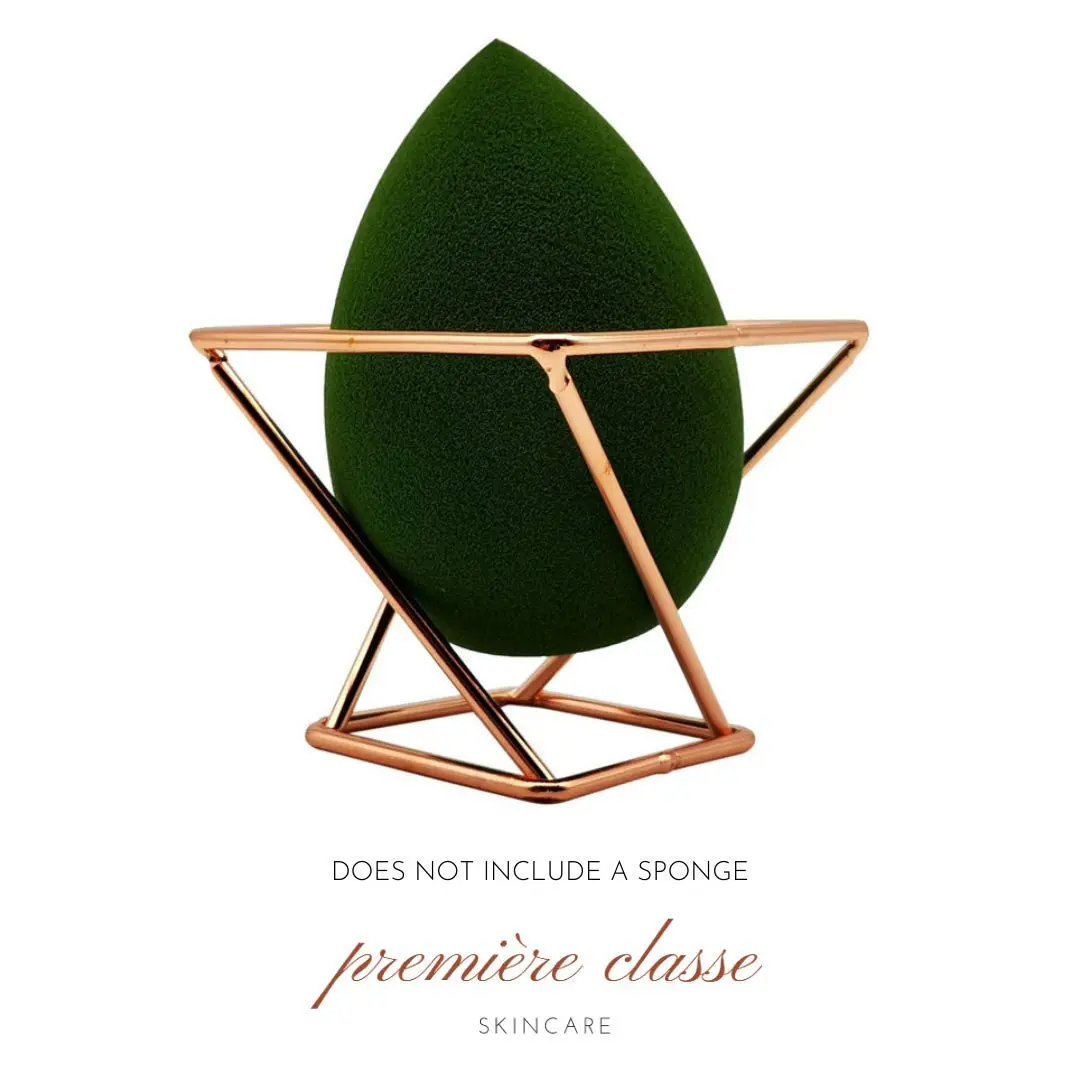 Première Classe Skincare Rose Gold Beauty Sponge Holder | Makeup Brush Organizer Rack Case - view 7
