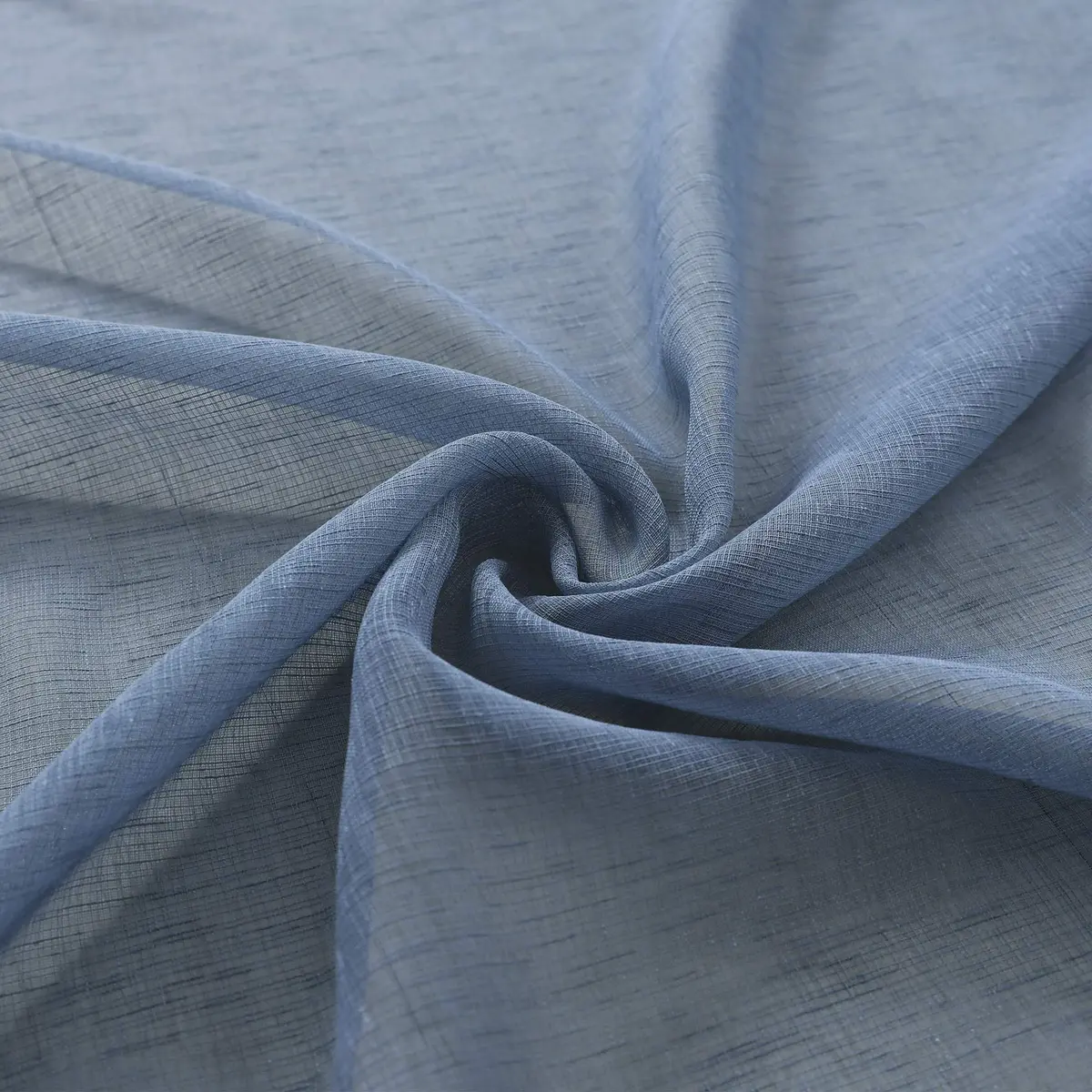 Pitalk Dusty Blue Curtains 52x84 | Linen Look Semi Sheer for Living Room & Bedroom - view 7