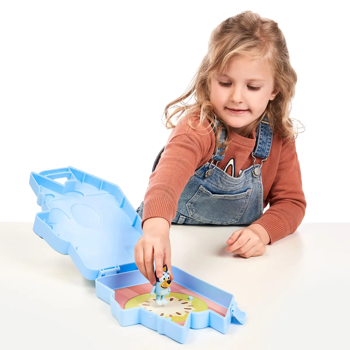 Bluey Deluxe Play & Go Toy Carrying Case with Figures and Accessories | ASTM-Tested Toy Organizer for Kids Ages 3+ - view 2