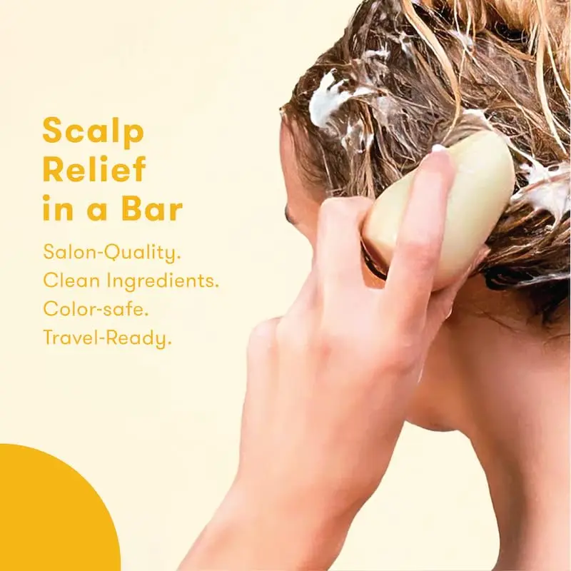 HIBAR Soothe Shampoo Bar 3.2 Oz | For Dry, Itchy, Flaky Scalps, Plastic-Free - view 7