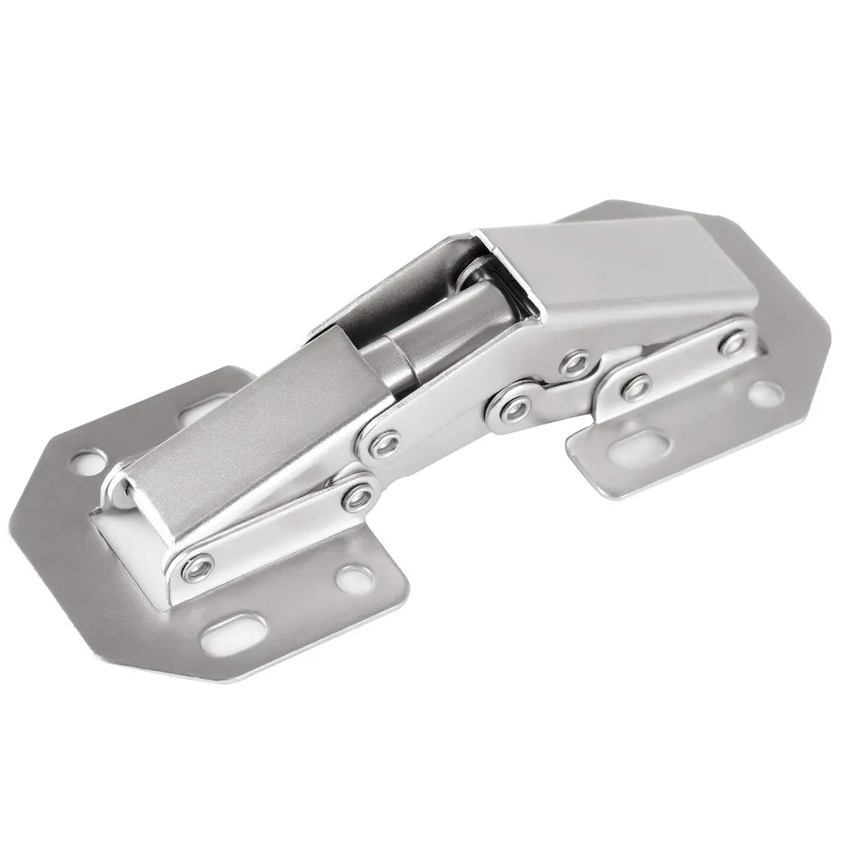 DOBOGA 8-Pack Hidden Hinges for Frameless Cabinets | 90° Flush Mount Concealed Hinges - main product image