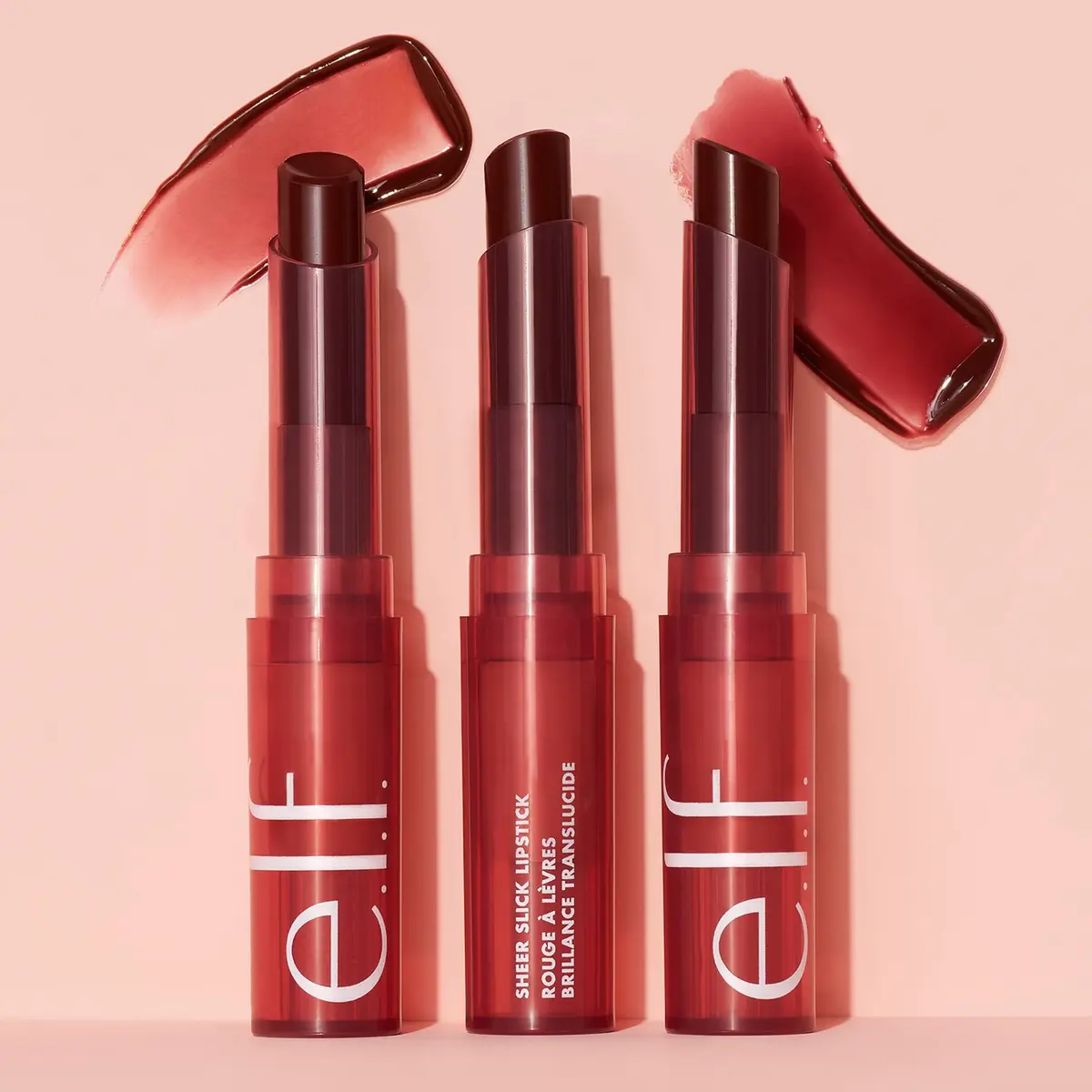 e.l.f. Sheer Slick Lipstick Black Cherry | Hydrating Lip Color with Vitamin E (2g / 0.06 Oz) - view 5