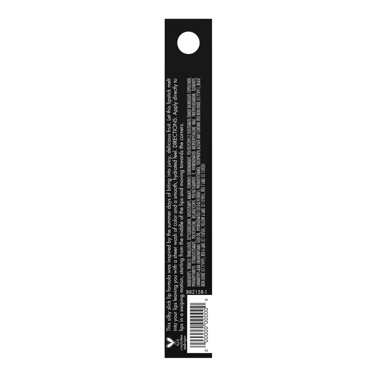 e.l.f. Sheer Slick Lipstick Black Cherry | Hydrating Lip Color with Vitamin E (2g / 0.06 Oz) - view 7