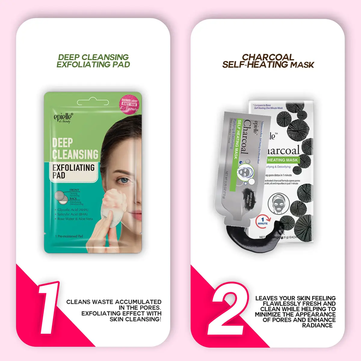 Epielle Home Spa Kit, 6 Relaxation Essentials for Radiant Skin, All-in-One Self Care Set, Korean Skin Care, Travel Friendly, Gift for Women - view 5