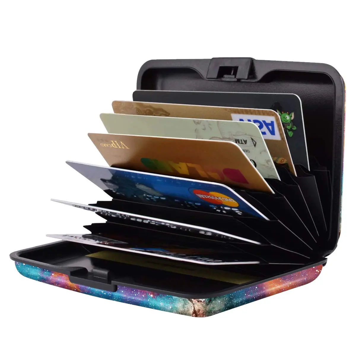 Coco Rossi RFID Aluminum Credit Card Holder Small Mini Wallet for Women | Slim, Secure, Stylish - view 2