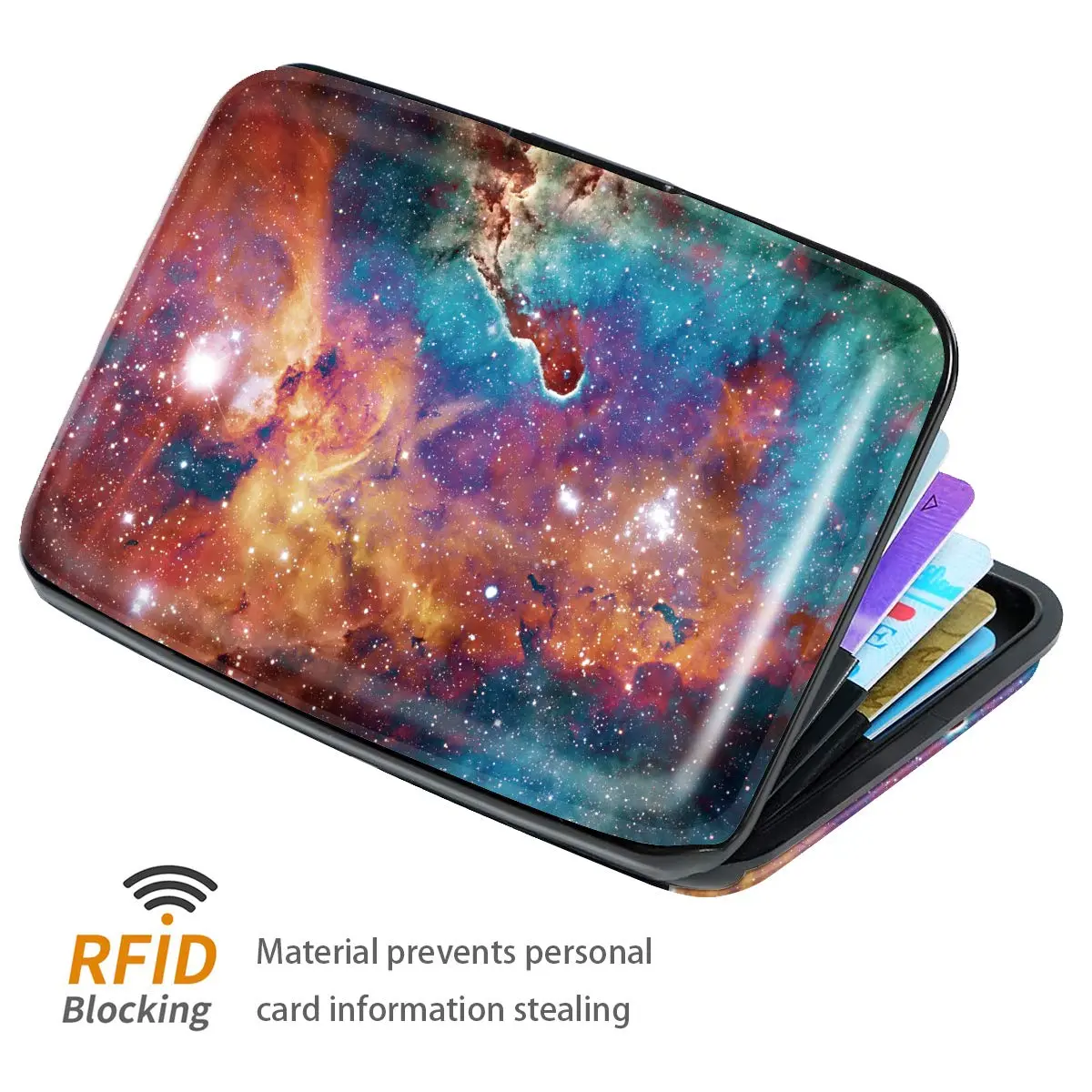 Coco Rossi RFID Aluminum Credit Card Holder Small Mini Wallet for Women | Slim, Secure, Stylish - view 4
