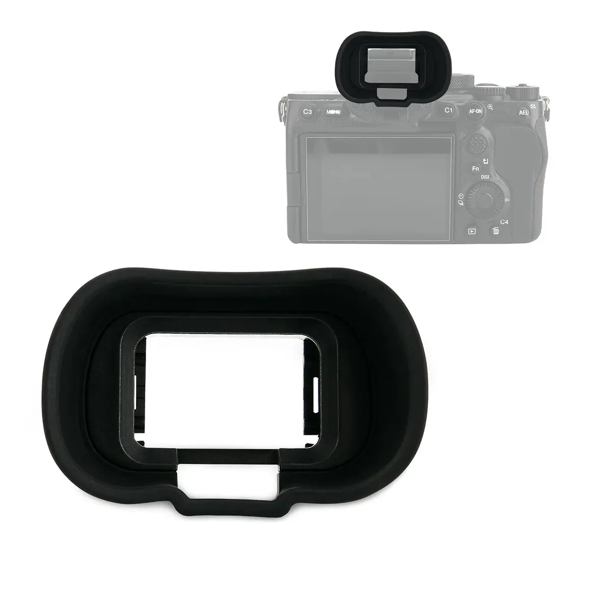 Kiorafoto Extended Eyecup for Sony A7S III, A1, A7 IV, A7R V Cameras | Replaces FDA-EP19 Viewfinder - view 9