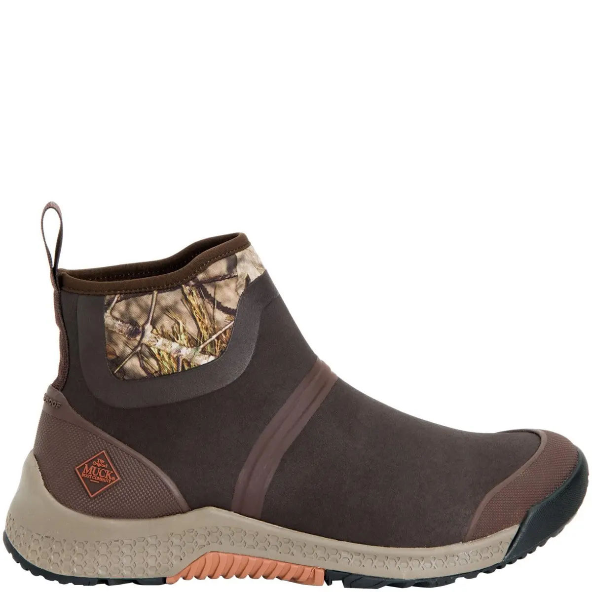 MUCK Men's Outscape Chelsea Slip On Waterproof Boots 6 inches Brown | Durable, Lightweight & Slip-Resistant - view 7