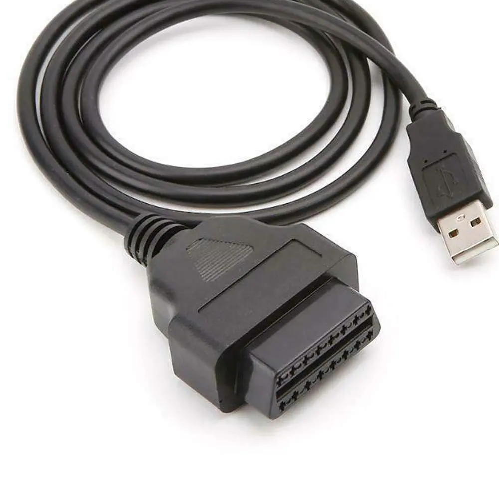 WSDMAVIS 1Meter 16 Pins OBD2 Female to USB A Male Power Connection Cable | Power Supply Only, 1m - view 3