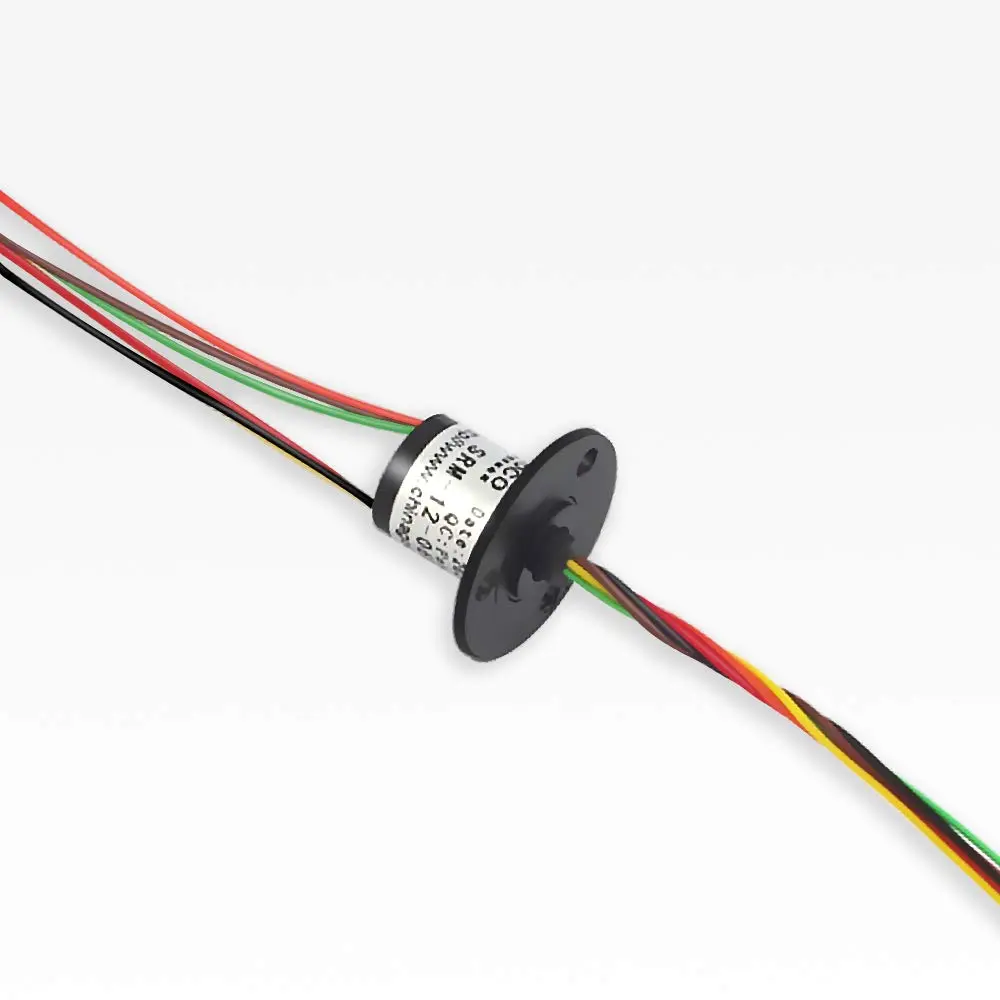 U Brands Slip Ring 12.5mm Diameter | Conductive Ring for Rotating Joints, 6 Wire, 2A, 220VAC/DC, -30°C to +80°C, Gold Contact - view 2