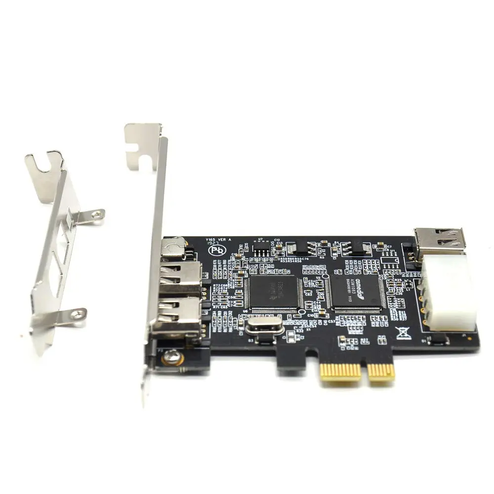Pardarsey PCIe Firewire Card IEEE 1394a 4 Ports | Plug-and-Play Controller for Windows 10 & Mac OS - view 3