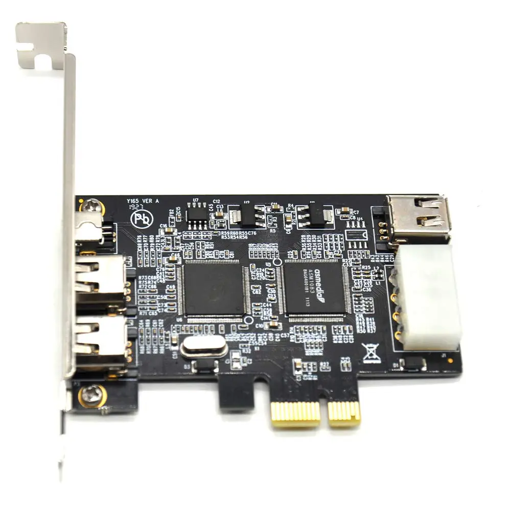 Pardarsey PCIe Firewire Card IEEE 1394a 4 Ports | Plug-and-Play Controller for Windows 10 & Mac OS - view 4