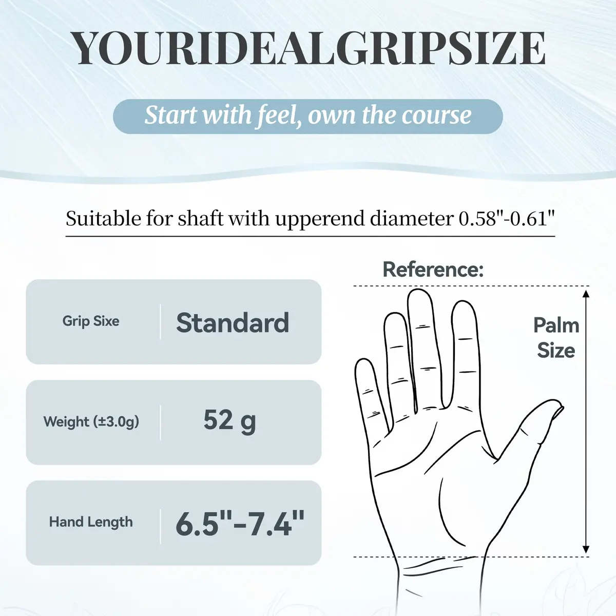 Mile High Life Women Golf Grips 3 Pack | Anti-Slip Rubber, Ergonomic Fit for Women & Juniors - view 4
