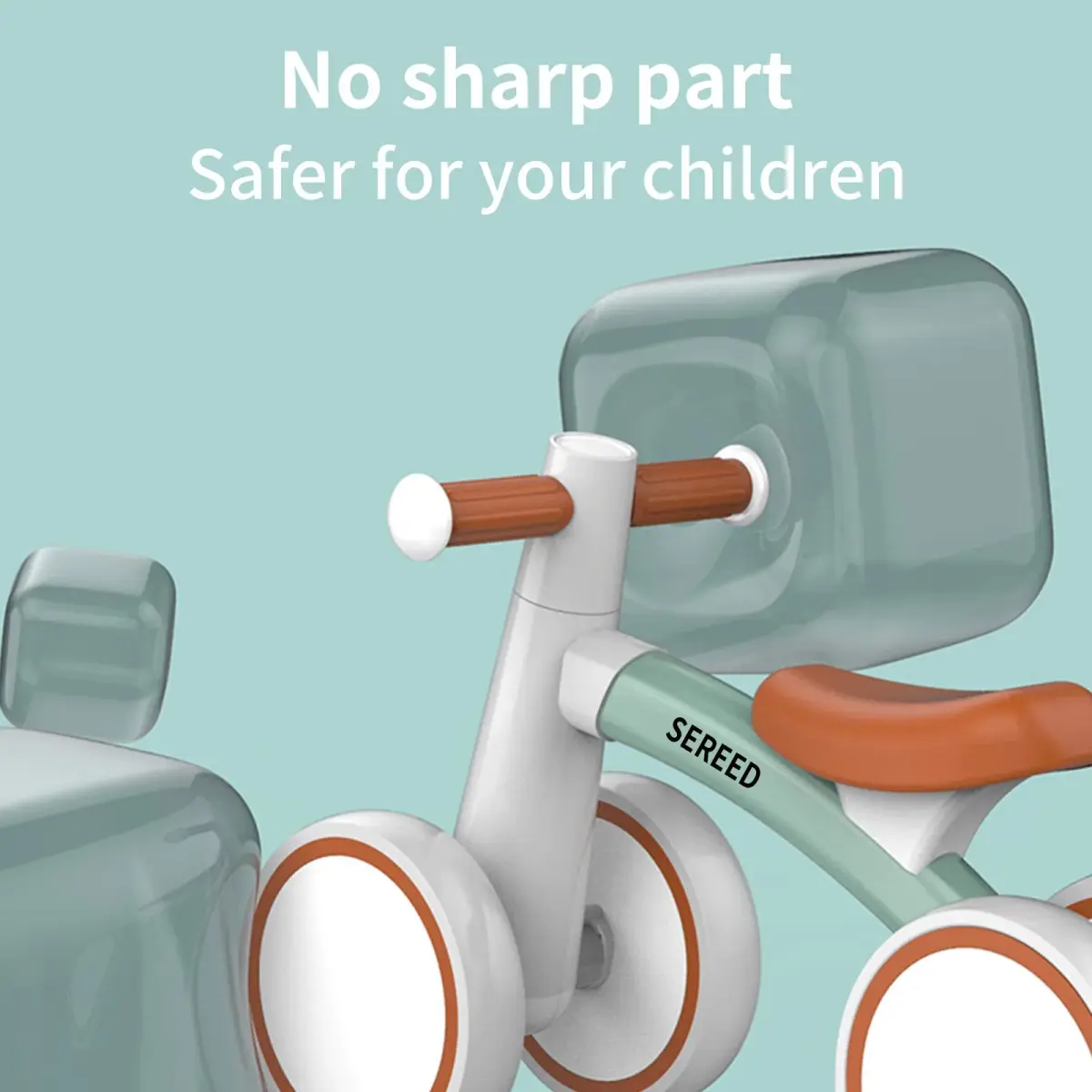 SEREED Baby Balance Bike Green 1.6kg (3.6 lb) | ASTM-Tested for Toddlers 12-24 Months - view 6