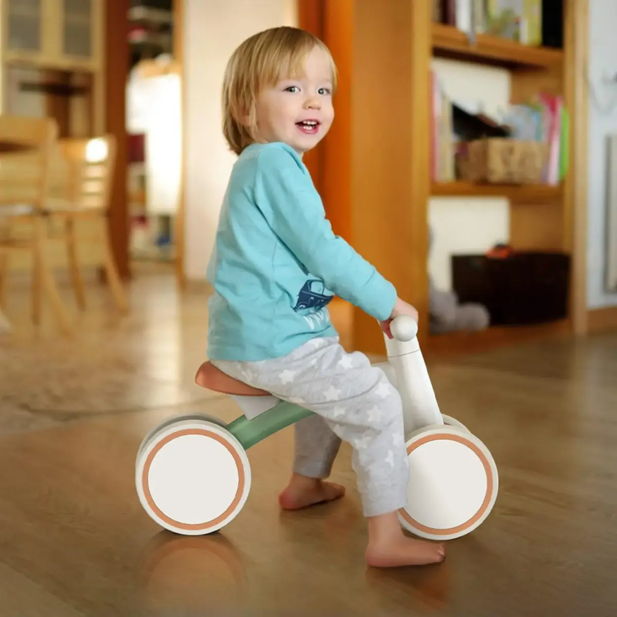 SEREED Baby Balance Bike Green 1.6kg (3.6 lb) | ASTM-Tested for Toddlers 12-24 Months - view 9