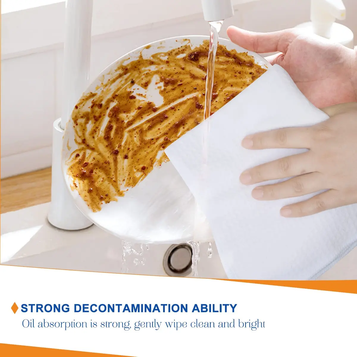SINLAND Microfiber Kitchen Towels 6 Pack | Quick Dry & Lint-Free 16x24 Inch - view 6